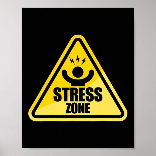 Affiche Signal de circulation des zones de stress National (Devant)