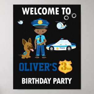 Affiche Signal de réception de la police