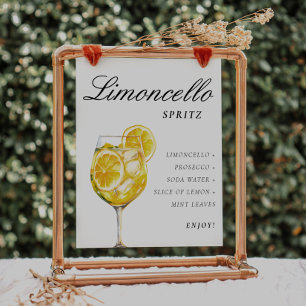Affiche Signal Limoncello Spritz Signature Boisson