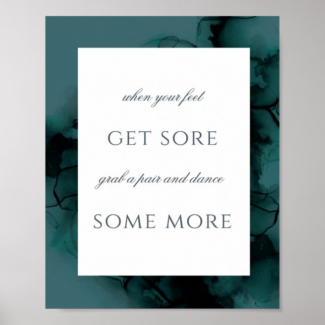 Affiche Signal mariage de retournement de l'encre luxurian (Devant)