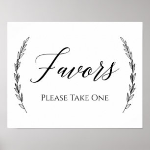 Affiche Signal mariage - Favoriser Laurel Signal Mariage