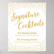 Signal mariage - Signature Cocktail Confetti Signa