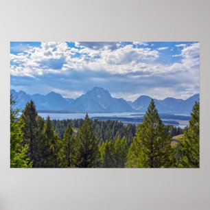 Affiche Signal Mountain Summit View, Grand Teton National