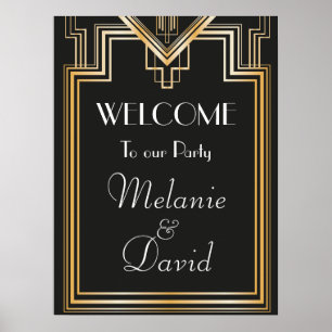 Affiche Signalisation de la fête de bienvenue