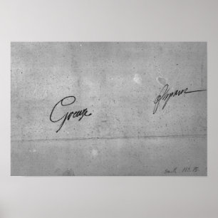 Affiche Signature de Jean-Baptiste Greuze