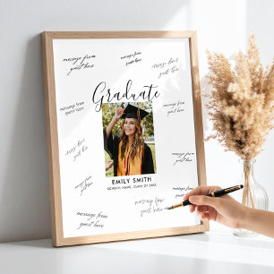 Affiche Signature des invités à la fête de fin d'études