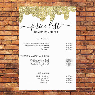 Affiche Signature holographique Moderne Glam Paillettes do