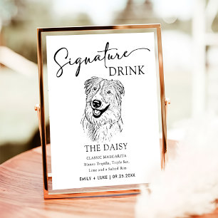 Affiche Signature Mariage de chien australien