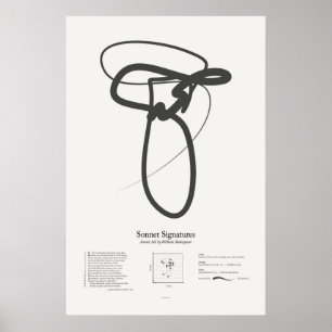 Affiche Signatures de sonnet : Sonnet 142