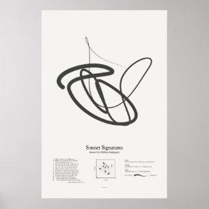 Affiche Signatures de sonnet : Sonnet 9