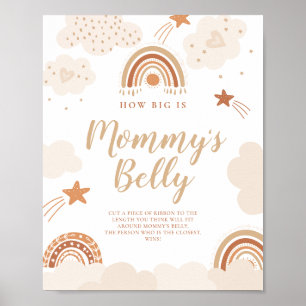 Affiche Signe arc-en-ciel du ventre de maman