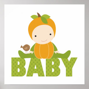 Affiche SIGNE Baby shower Automne