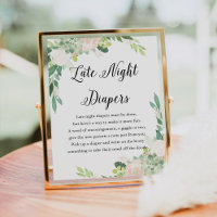 SIGNE Baby shower DEVON Late Night Diapers