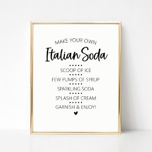 Affiche SIGNE BARRE SODA Italienne