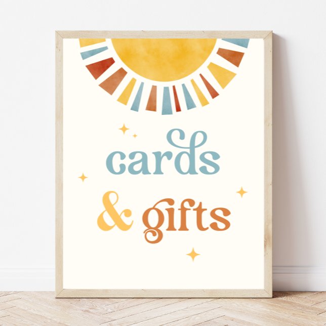 Affiche Signe Boho Sun Cartes & Cadeaux (Créateur téléchargé)