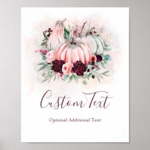 AFFICHE SIGNE CITROUILLE