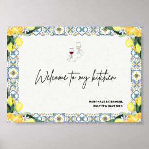 Affiche SIGNE CUISINE Méditerranéenne