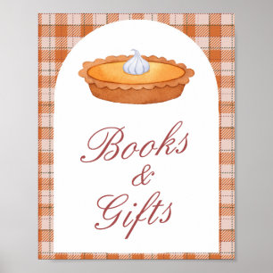 Affiche Signe Cutie Baby shower à tarte Livres & Cadeaux