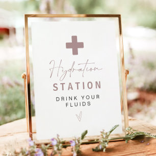 Affiche SIGNE D'ASCENSION D'Hydratation Rose MAEVE Gold