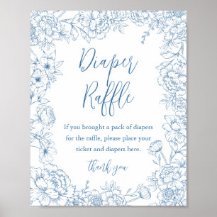 Affiche SIGNE DE Baby shower Déchets À Déchets FRANÇAIS
