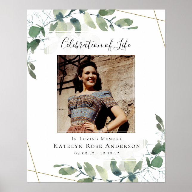 Affiche Signe de bienvenue photo de célébration de vie fun (Devant)