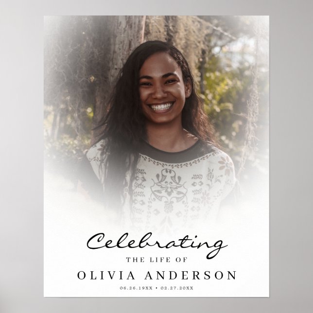 Affiche Signe de bienvenue pour la célébration de la vie e (Devant)