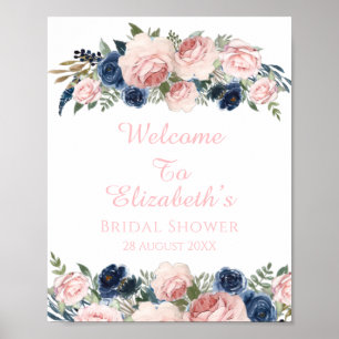 Affiche Signe de bienvenue pour une soirée de mariage en b