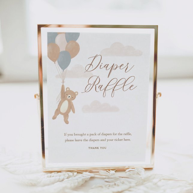 Affiche Signe de caleçon nous pouvons attendre Baby shower (Créateur téléchargé)