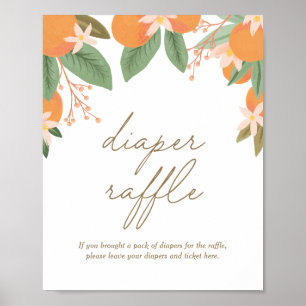 Affiche Signe de carafe de Baby shower de Little Cutie