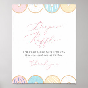 Affiche Signe de chicane à saupoudrer de Donut