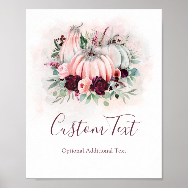 Affiche Signe de citrouille (Devant)