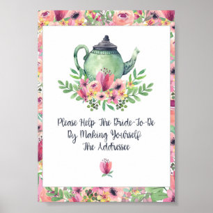 Affiche Signe de faire de vous-même le destinataire pour l