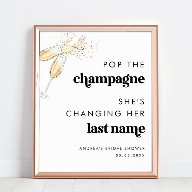Affiche Signe de Fête des mariées de Champagne (Créateur téléchargé)