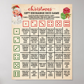 Affiche Signe de jeu de pouce de monnaie de Noël
