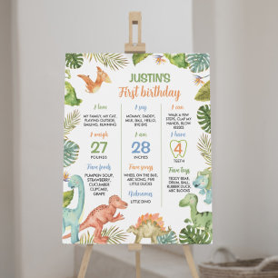 AFFICHE SIGNE DE JEUX DE L'ANNIVERSAIRE DES DINORES DE LA