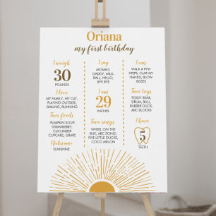 AFFICHE SIGNE DE JEUX DU PREMIER ANNIVERSAIRE