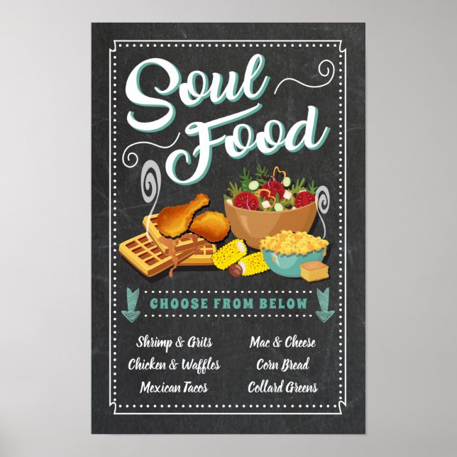 Affiche Signe de la fête de l'alimentation Soul (Devant)