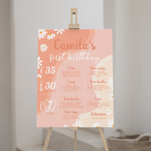 Affiche SIGNE DE LA FÊTE super PREMIER ANNIVERSAIRE DE LA 