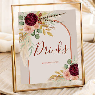 Affiche SIGNE DE LA GARE DE Pampas Rustic Western Drills S