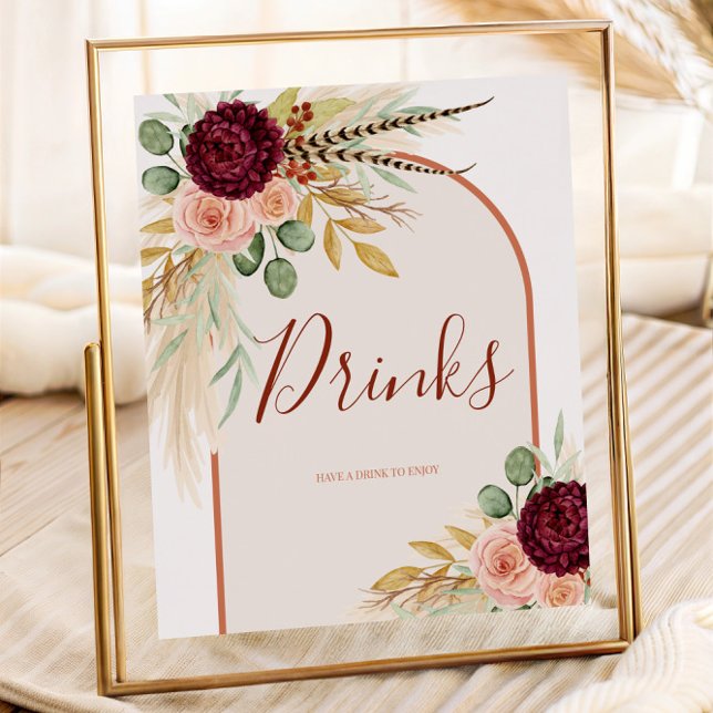 Affiche SIGNE DE LA GARE DE Pampas Rustic Western Drills S (Créateur téléchargé)