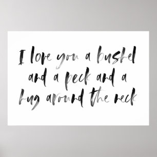 Affiche SIGNE DE LA PAIX DE BOUCHON ET UN Peck