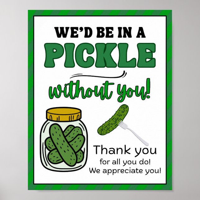 Affiche Signe de la semaine d'appréciation, Signe d'appréc (Devant)