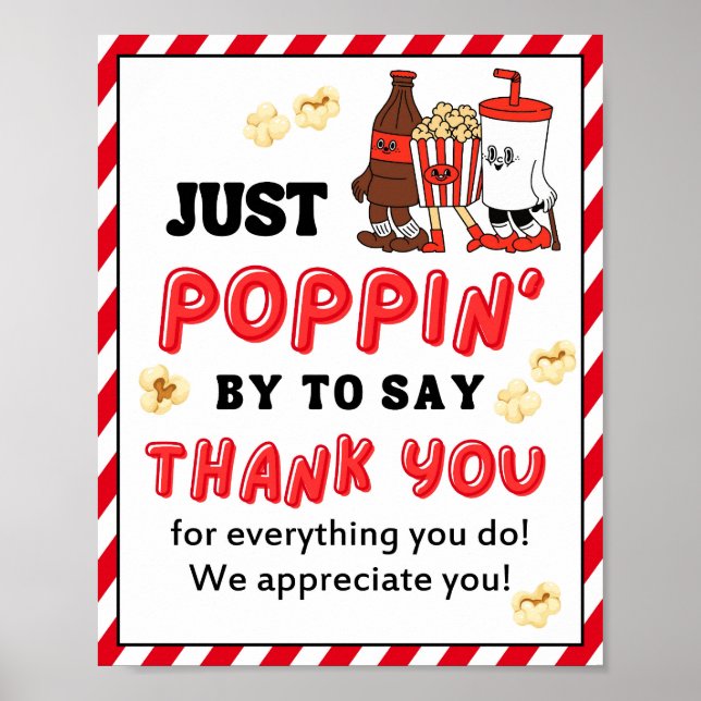 Affiche Signe de la semaine d'appréciation, Signe d'appréc (Devant)