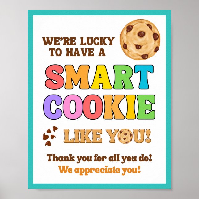 Affiche Signe de la semaine d'appréciation, Signe d'appréc (Devant)