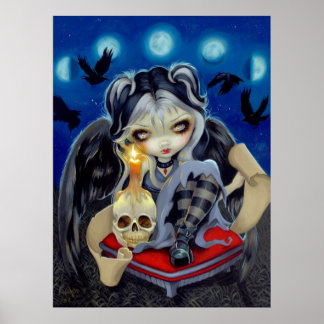 Affiche Signe de notre Parting gothique Raven Fairy ART IM