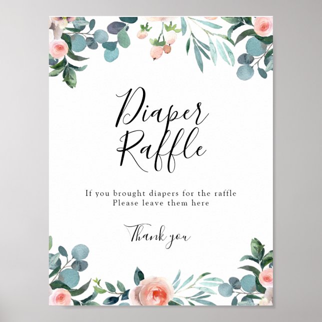 Affiche Signe de roulis pour le café bébé (Devant)