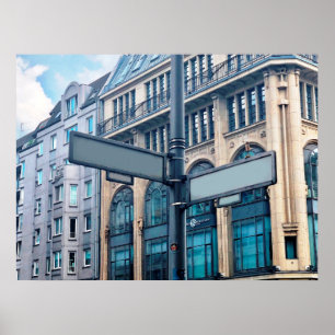 Affiche Signe de rue pour les noms personnalisés