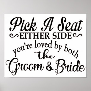 Affiche SIGNE DE SIÈGE mariage