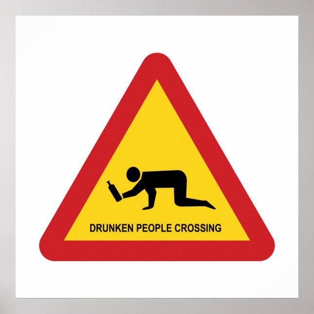 AFFICHE SIGNE DE TRAFIC DES PERSONNES BLANCHISES (Devant)