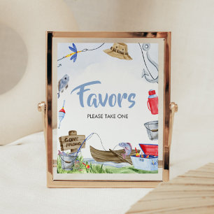 Affiche SIGNE DES FAÇONS DE Baby shower DE Pêche